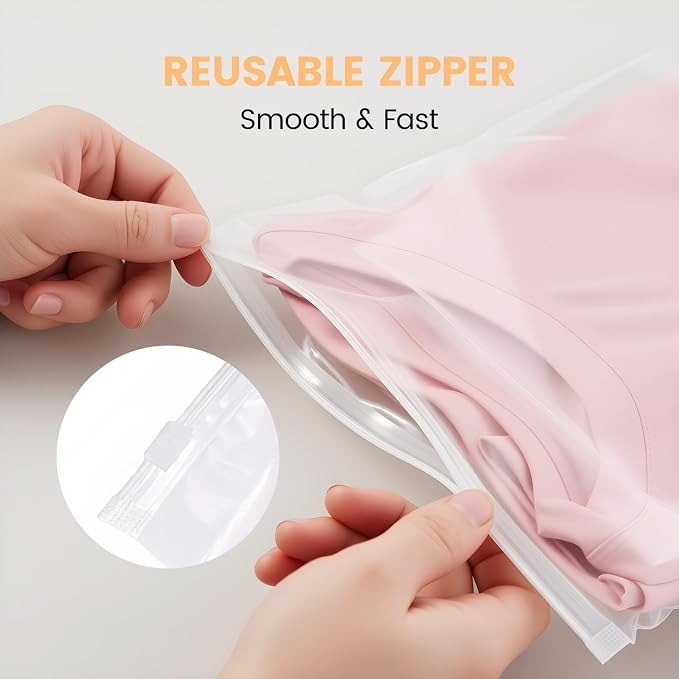 50 Pack Clear Zipper Swimsuit Storage Bags, 9x11 Inch Bathing Suit Bags | - Image 4