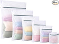 6 Pcs Mesh Laundry Bags for Delicates, Fine Mesh Wash Bag Set 6 Sizes by TESKYER