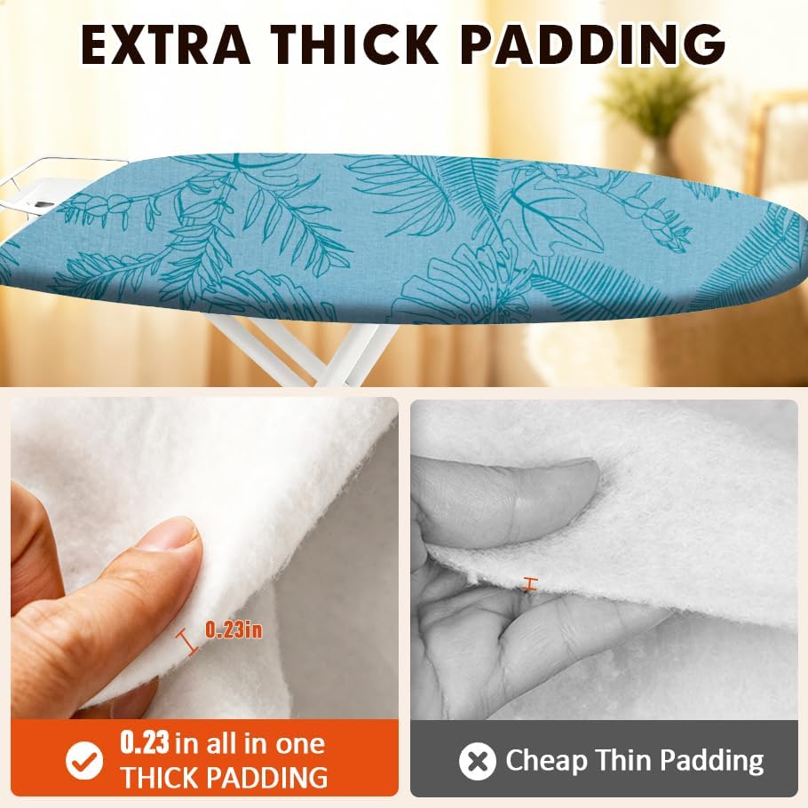 Ironing Board Cover and Pad, Extra Large 21x57, Extra Thick - Image 4