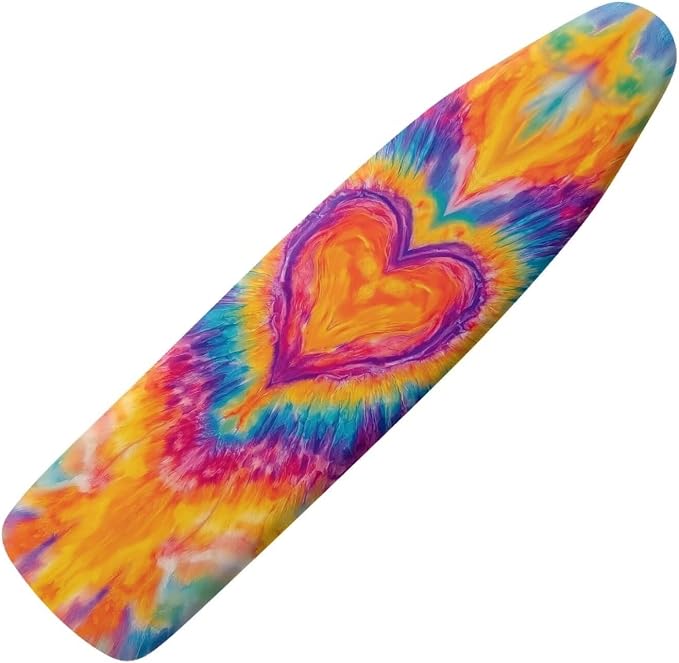 Tie dye Love Pattern Ironing Board Cover 14x45 Ironing Board Cover, Resist by PJHEQOXE