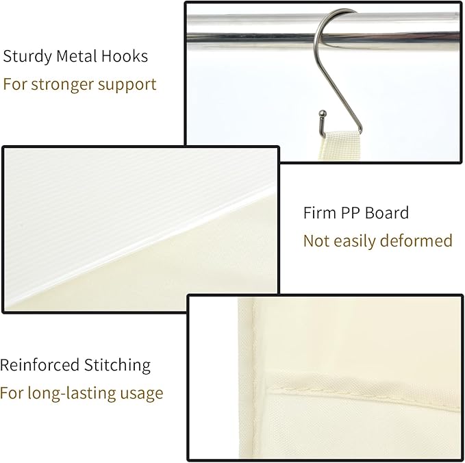 GRANNY SAYS 4-Shelf Hanging Closet Organizer, Foldable Storage, No-Sag Support - Image 6