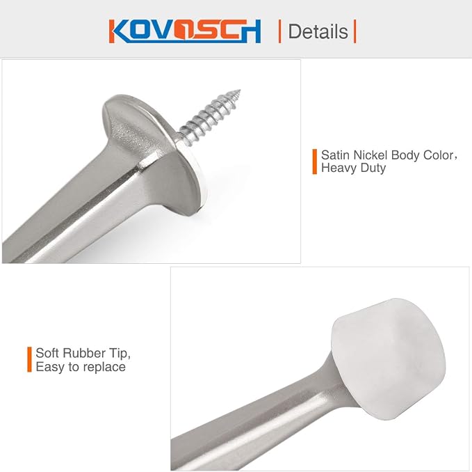 16 Pack Solid Rigid Door Stops - Image 4