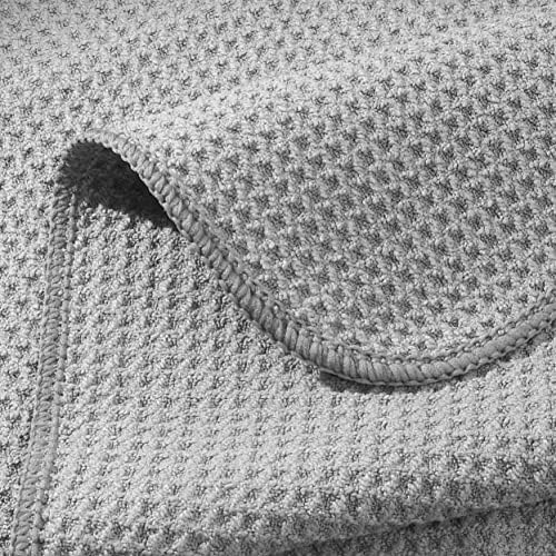 POLYTE 340 GSM Microfiber Waffle Kitchen Dish Tea Towel, 16x28 in, 12 Pack - Image 4