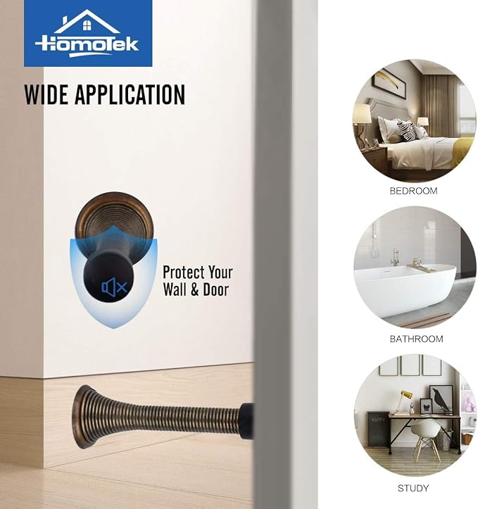 HOMOTEK 20 Pack Spring Door Stopper - Image 5