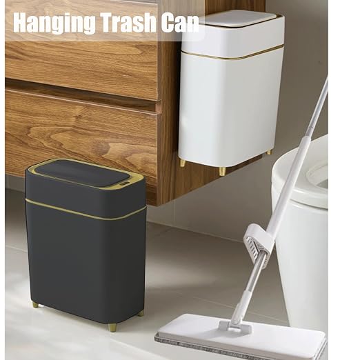 2-Pack - Automatic Trash Cans Touchless - Motion Sensor Bathroom Trash Can | - Image 3