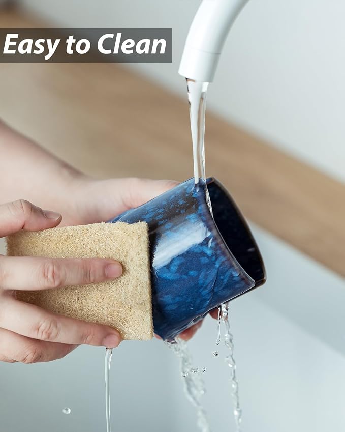 Zoeeker Kitchen Sponge Holder, Ceramic Sponge Organizer Scrubby Holder - Image 7