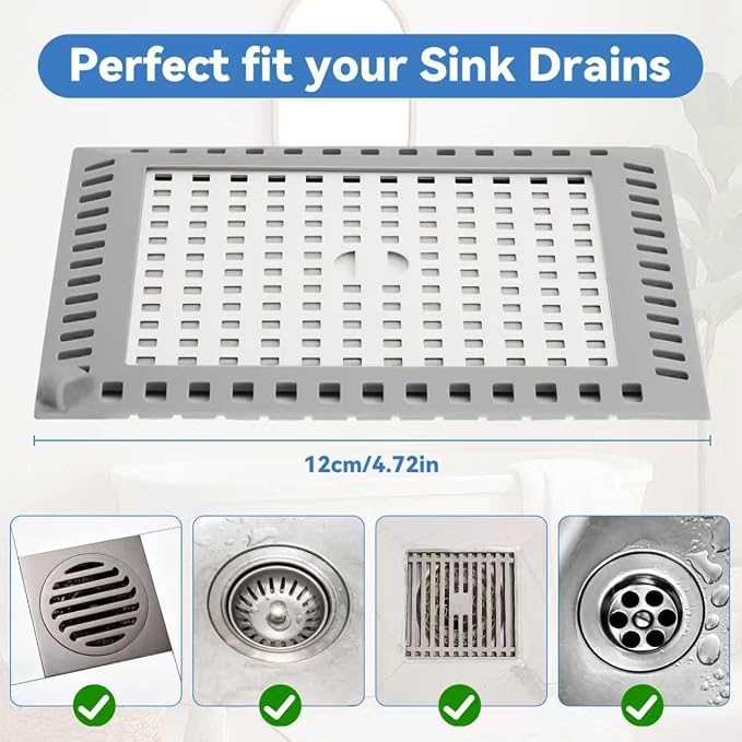 Shower Drain Hair Catcher, Hair Catcher - Image 2