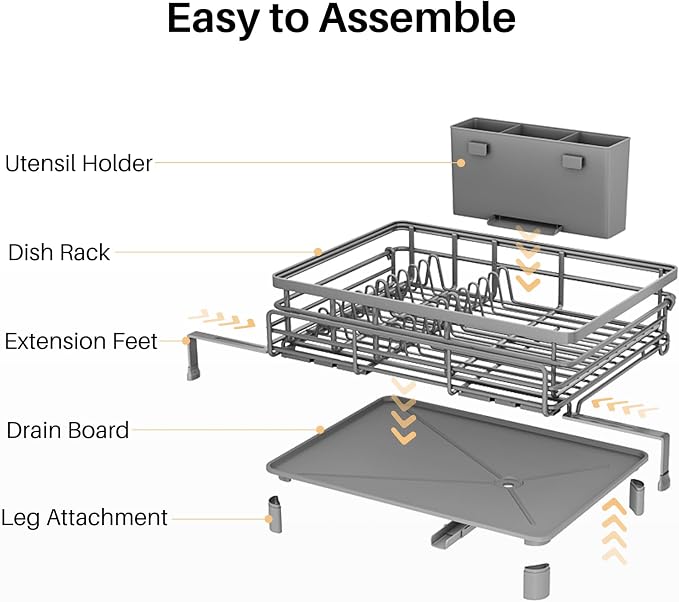 SNTD Expandable Dish Drying Rack - Image 8