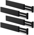 Utoplike Bamboo Kitchen Drawer Divider, Spring Loaded, Works in Kitchen by Utoplike