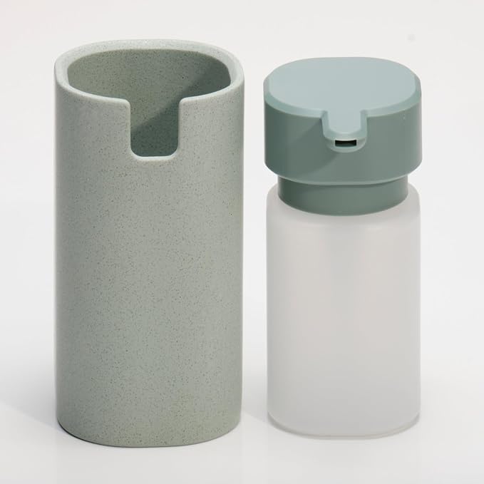 LINE+ARC Modern Easy-to-Press Soap & Lotion Dispenser, Rose | Ergonomic - Image 5