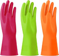 Alimat PluS Dishwashing Gloves Latex Free, Without Liner, 3 Pairs, Small | by AlimatPlus