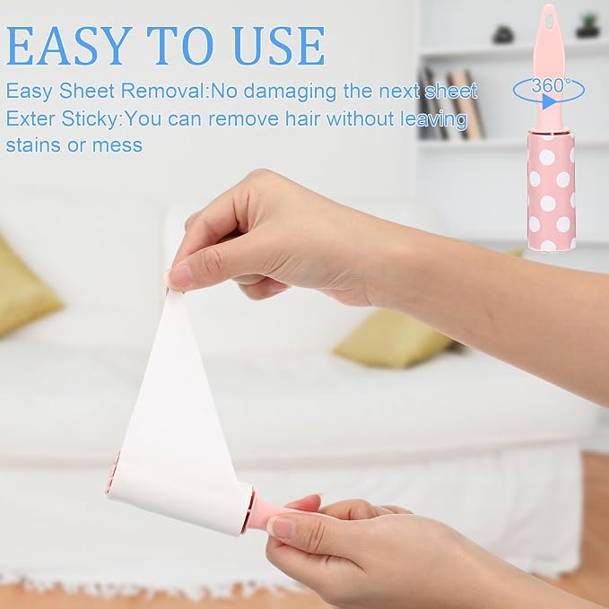 Hushee 36 Pcs Mini Lint Rollers - Image 3