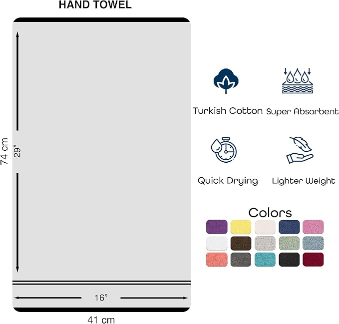 Hawmam Linen Coral Orange Hand Towels 4 Pack Turkish Cotton Premium Quality - Image 7