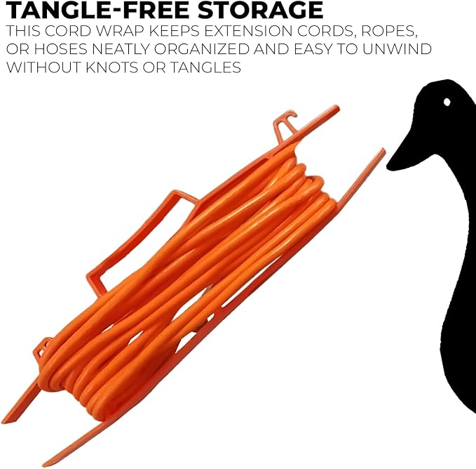 Set of 2 Extension Cord Wraps 17-1/2" Length, Each Hold Up To 150 Feet - Image 3
