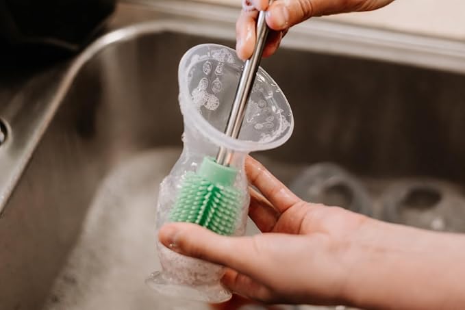 Haakaa Food-Grade Silicone Double-Ended Cleaning Brush | Household Cleaning - Image 9
