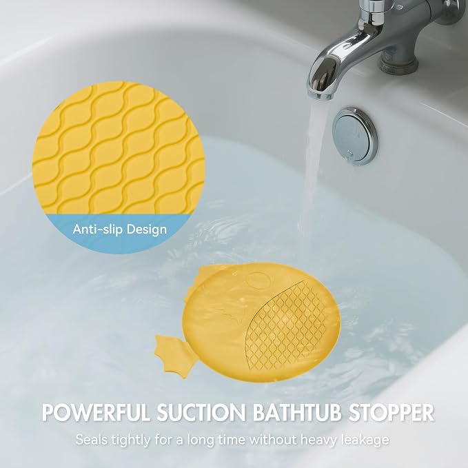 TRAPMATE 3 Pcs Bathtub Drain Stopper Sink Covers, Drain Plug - Image 2