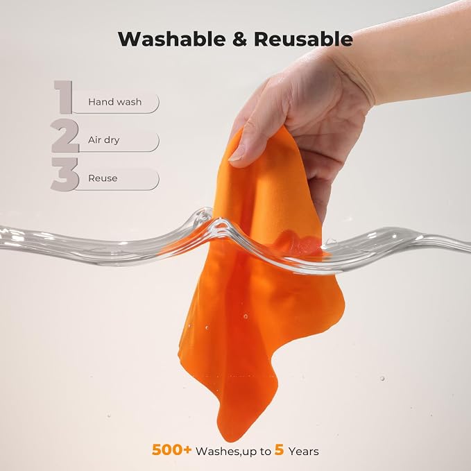 K&F CONCEPT Microfiber Lens Cleaning Cloth X6, Glasses Cleaning, High Density | - Image 5