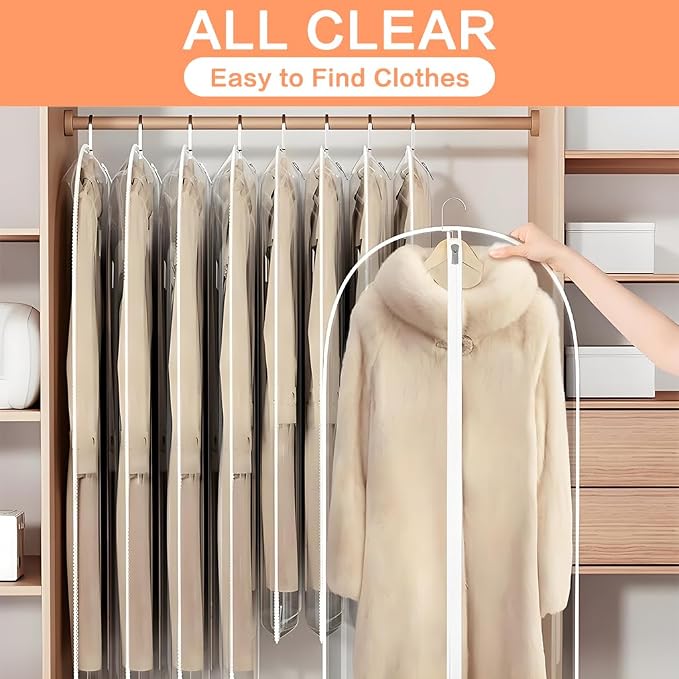 Clear Garment Bags Clothes Covers - Image 5