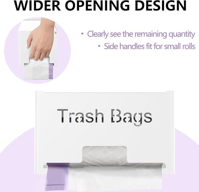 STWWO Extra Large Trash Bag Holder, Garbage Bag Dispenser Holder, Metal Trash - Image 5