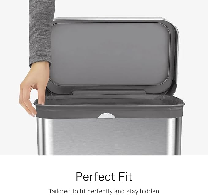 simplehuman Code H 100 Count Odorsorb® Custom Fit Liners, Drawstring Odor - Image 3