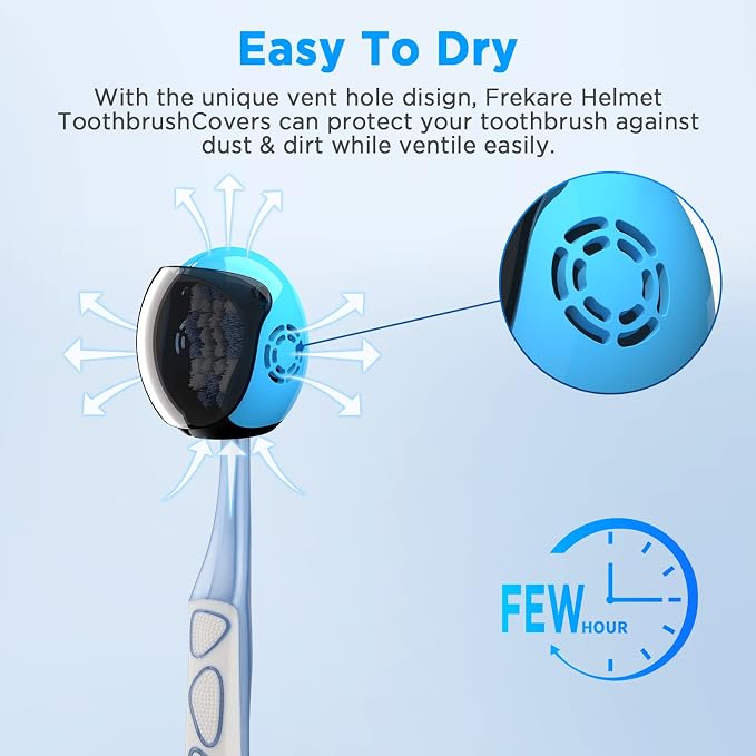 Frekare Toothbrush Covers Caps Brush Pod Case Protector - Image 6