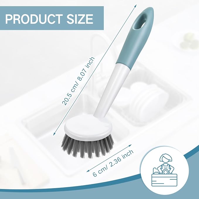Patelai 48 Pack Kitchen Scrub Dish Brush - Image 2