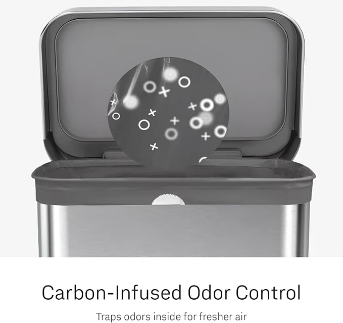 simplehuman Code H 100 Count Odorsorb® Custom Fit Liners, Drawstring Odor - Image 2