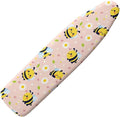 Bee Daisy Print Ironing Board Cover 14x45 Ironing Board Cover, Resist Scorching by PJHEQOXE