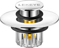 LEKEYE Tub Stopper | Shower Drain Hair Catcher | Pop-up Drain Stopper by LEKEYE