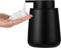 Enra Black Foaming Soap Dispenser, Ceramic Foam Soap Dispenser Bathroom | 12oz by Enra