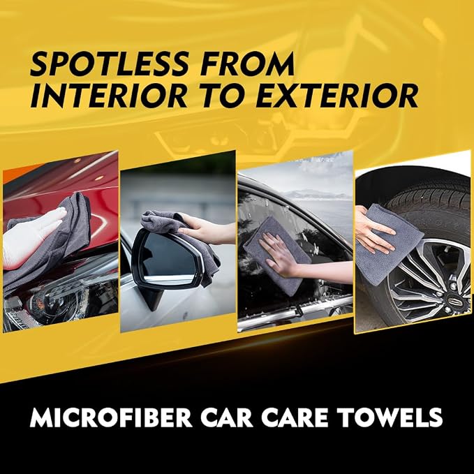 HOMEXCEL 800 Packs Microfiber Cleaning Cloth, 11.5 x 11.5 inch Microfiber Towels - Image 5