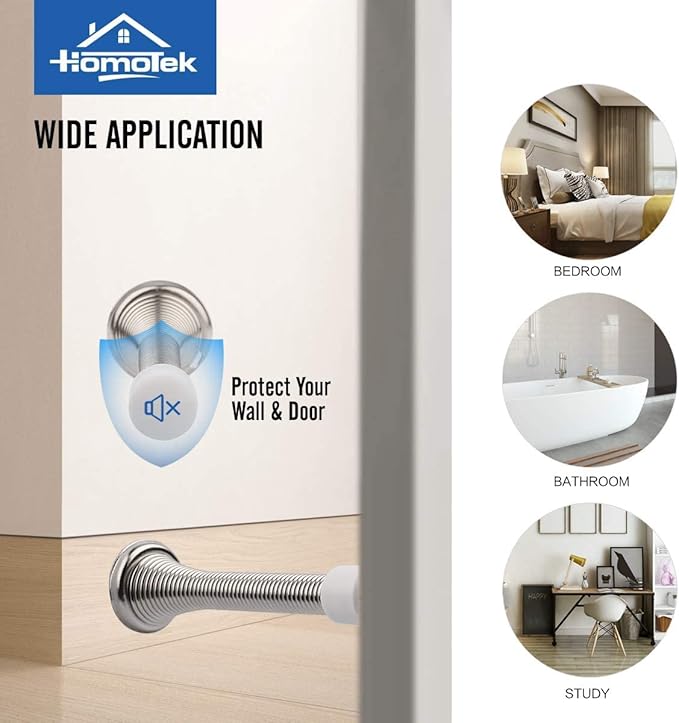 HOMOTEK 1 Pack Spring Door Stopper - Image 3