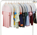 Shoulder Covers Plastic Hanger Covers, 12 Pack | Breathable, by MsKitchen