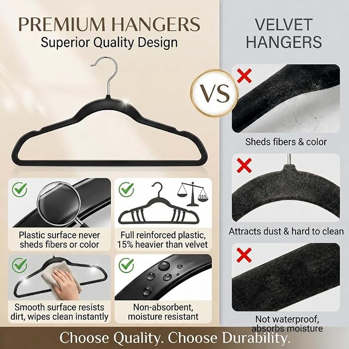 Plastic Hangers 20 Pack - Image 3