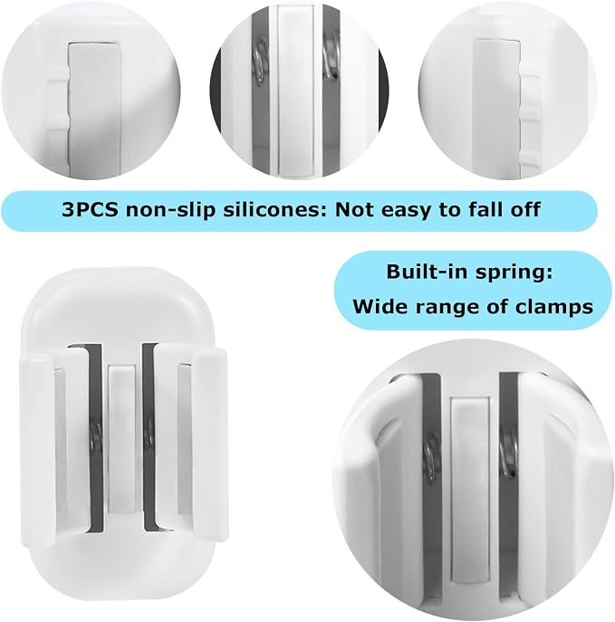 2PCS Wall Mounted Electric Toothbrush Holder, Adhesive & Waterproof Holder | - Image 2