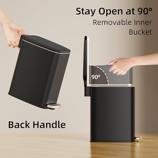 KSSKSS Small Bathroom Trash Can - Image 5