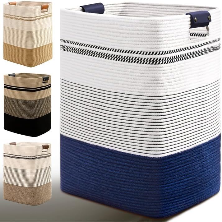 Laundry Hamper, 95L Tall Laundry Basket by Degeyoyo