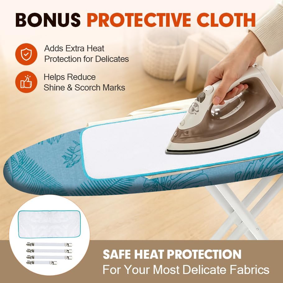 Ironing Board Cover and Pad, Standard Size 15x54, Extra Thick - Image 6