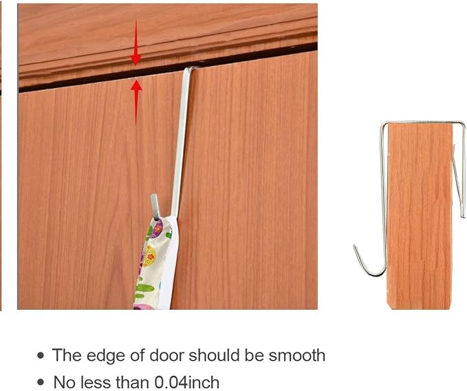 2PCS Hanging Laundry Hamper Bag Over the Door Laundry Hamper Wall Hamper Large - Image 5