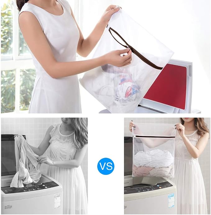 GOGOODA Mesh Laundry Bags for Delicates Durable Protective Wash Bags - Image 5