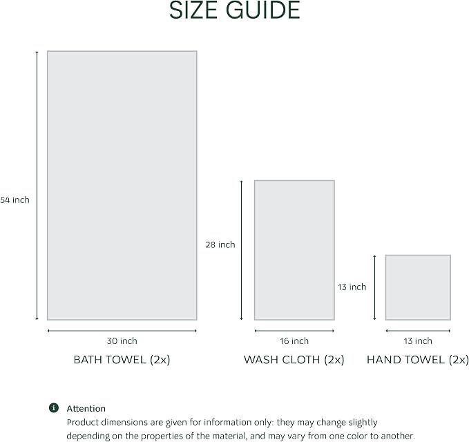 Lacoste Heritage Supima Cotton 6-Piece Towel Set, Celestial | Highly Absorbent - Image 4