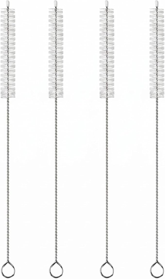 4 Pack Straw Cleaner Brush, Reusable Metal Handles Straw Cleaner Brush Extra by CYHTSHFZFeaturedCollection