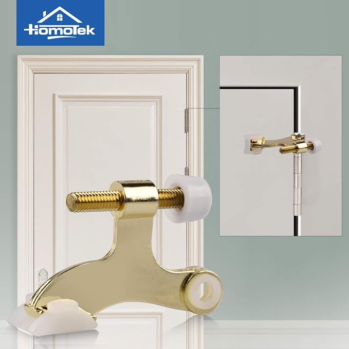 HOMOTEK 20 Pack Hinge Pin Door Stopper, Hinge Stops - Image 6