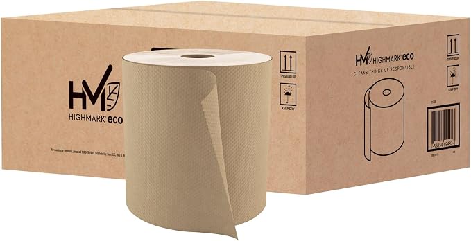 Highmark® Hardwound Paper Towels, 100% Recycled, Case Of 6 Rolls - Image 2
