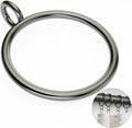 50 Packs Gunmetal Metal Curtain Rings by GASRONS