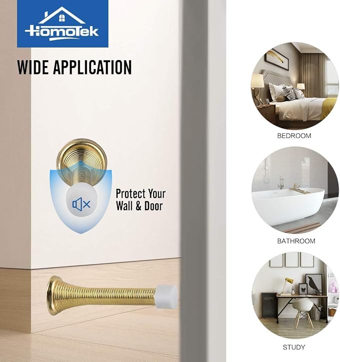 HOMOTEK 20 Pack Spring Door Stopper - Image 6