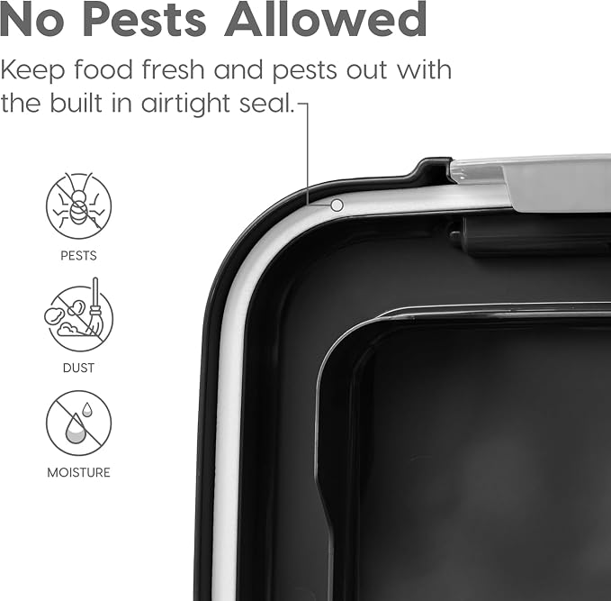 IRIS USA Dog Food Storage Container, Made in USA | Wheels - Image 6