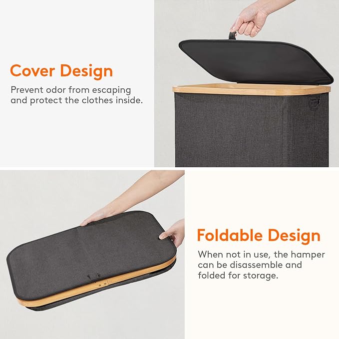 Lifewit 105L Laundry Basket - Image 6