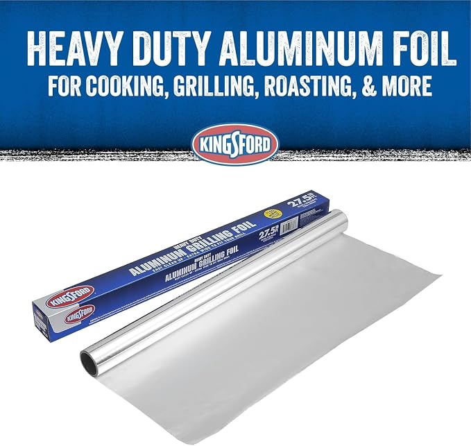 Kingsford Heavy Duty Aluminum Foil Roll, 27.5 Sq Ft, tears cleanly from the box - Image 2