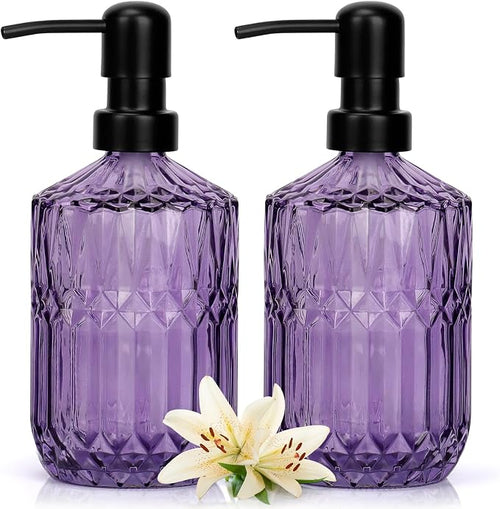 13.5oz Glass Soap Dispenser by Ulable